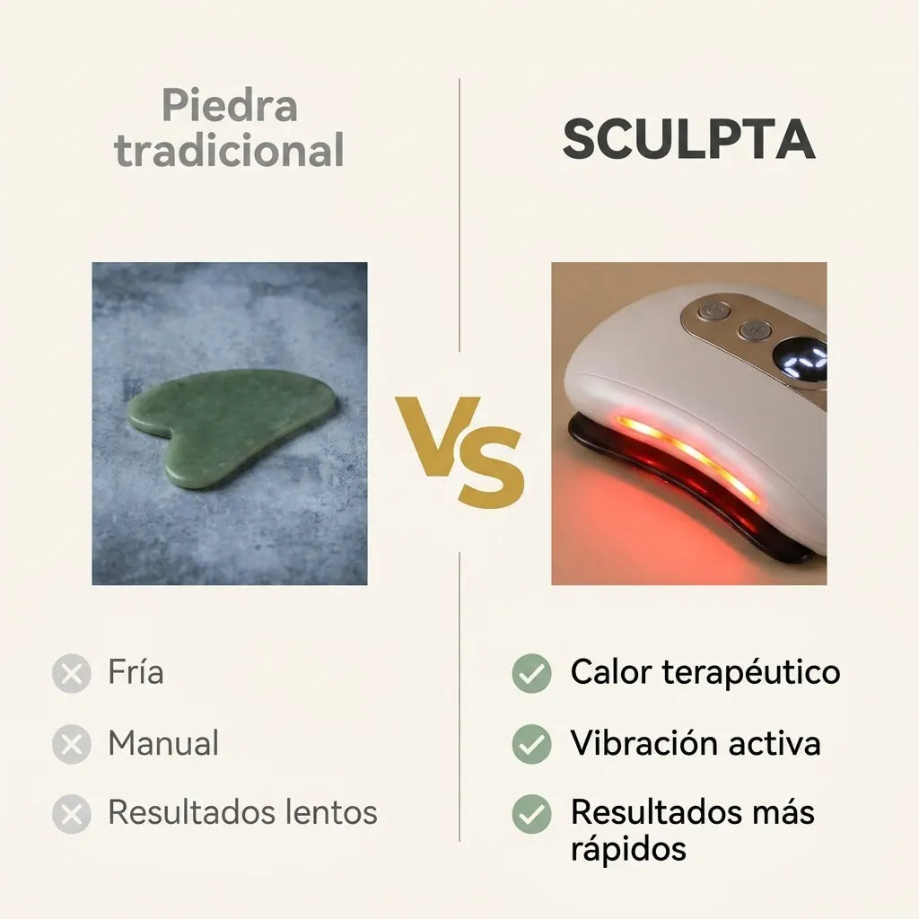 SCULPTA™ — Masajeador Facial Gua Sha Eléctrico